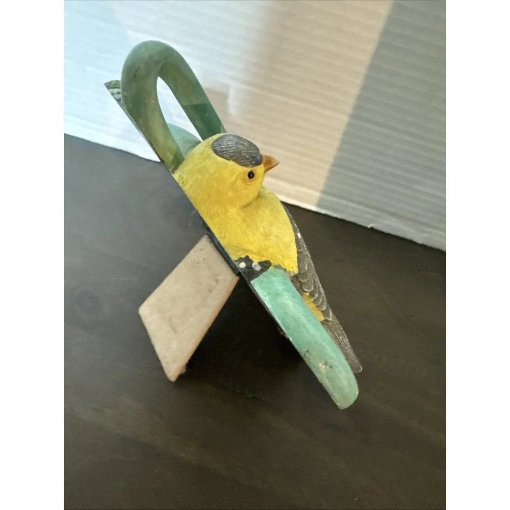 Marjolein Bastin Yellow‎ Finch Distressed Watering Can Frame Natures Sketchbook